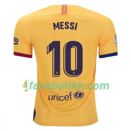 Fotballdrakt FC Barcelona Lionel Messi 10 Bortetrøye 2019-2020 Kortermet